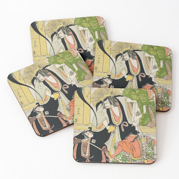 Item preview, "Fukyoku Edo Geisha," performed at the Nakamura Theater in the eleventh month, 1785 designed and sold by brushandframes.