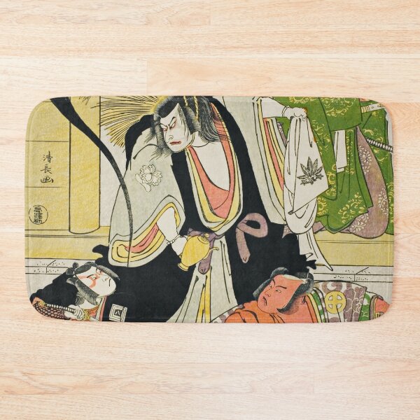 Item preview, "Fukyoku Edo Geisha," performed at the Nakamura Theater in the eleventh month, 1785 designed and sold by brushandframes.