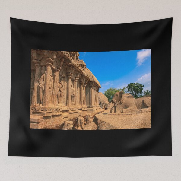 Item preview, Mahabalipuram, India - Arjuna's Ratha And Nandi The Bull designed and sold by Mano Chandra Dhas.