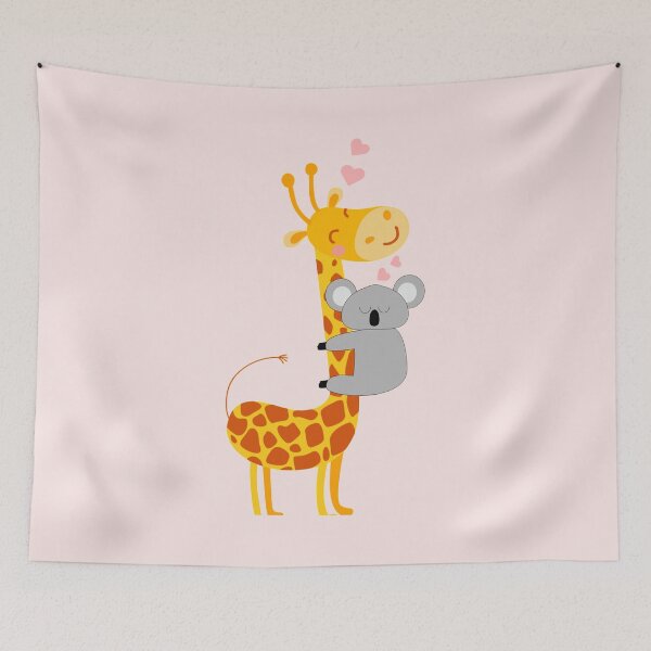 Item preview, Cute Koala and Giraffe are Showing Love designed and sold by cerenalkan.