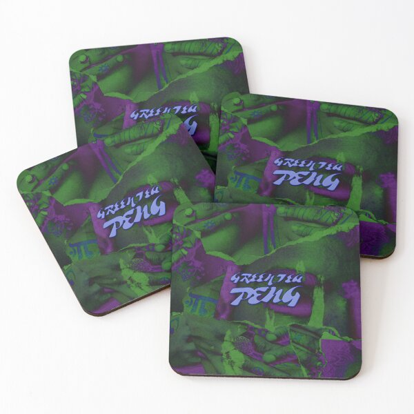 Item preview, Greentea Peng Rising Album Art Lime/Purple designed and sold by Joe-byron.