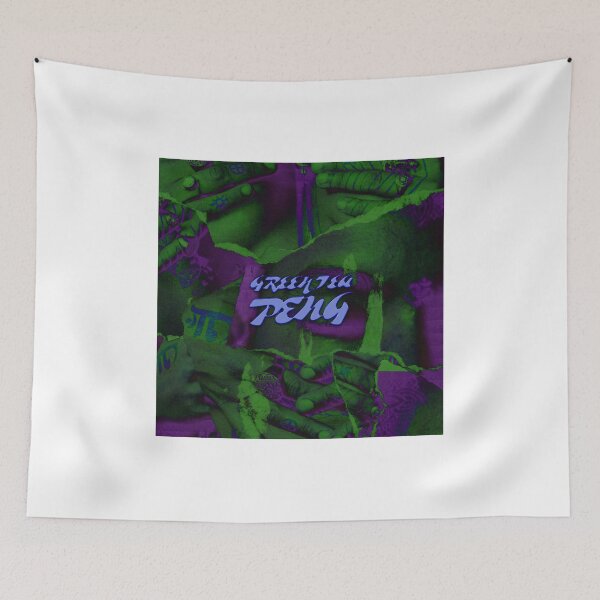 Item preview, Greentea Peng Rising Album Art Lime/Purple designed and sold by Joe-byron.