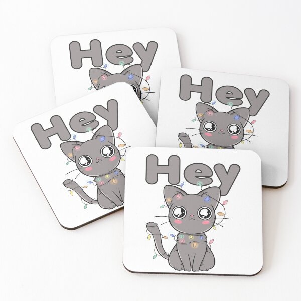 Item preview,  Cat Sayes Hey  _gift  for cat or animals lovers  designed and sold by ANAS    HO.