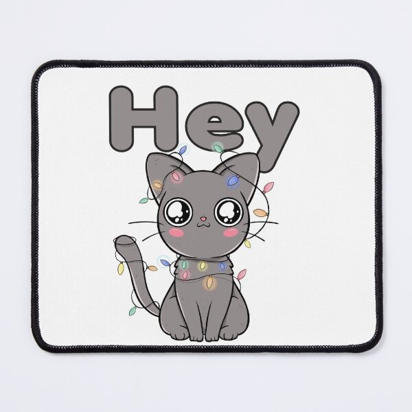 Item preview, Cat Sayes Hey _gift for cat or animals lovers designed and sold by ANAS HO.