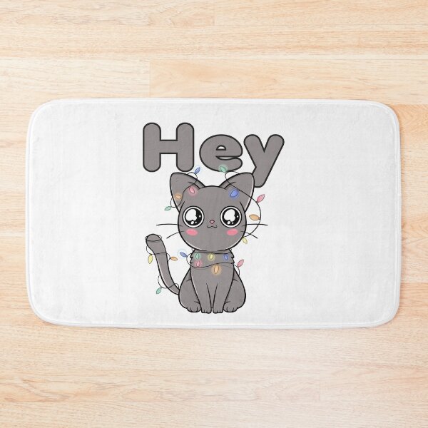 Item preview,  Cat Sayes Hey  _gift  for cat or animals lovers  designed and sold by ANAS    HO.