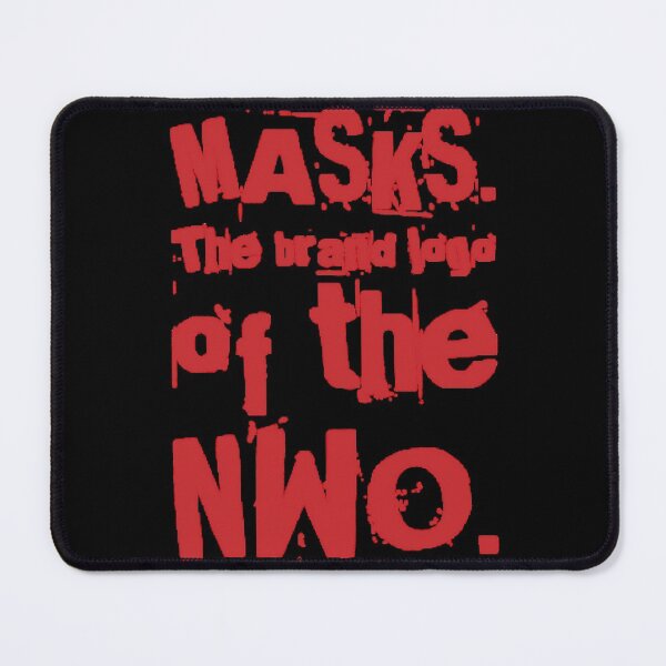 Item preview, Masks. The brand logo of the NWO- political slogan designed and sold by 1andydesign.
