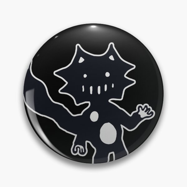 Item preview, Funny Black Cartoon Monster Creature designed and sold by pignpix.