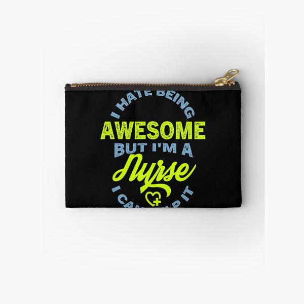 Item preview, I Hate Being Awesome But I'm A Nurse,  funny  Nurse mom gifts  designed and sold by Amirebdesign.