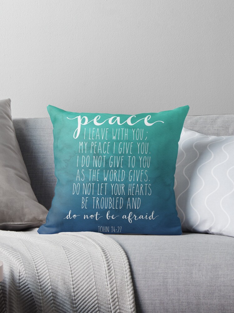 Peace I Leave With You {Cushion Cover} Peace I Leave With You {Cushion Cover}