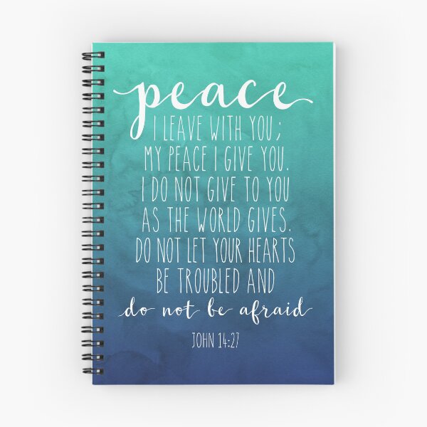 Item preview, John 14:27, Peace I Leave With You; My Peace I Give You, Bible Verse, Watercolor Scripture Art designed and sold by aenaonartwork.