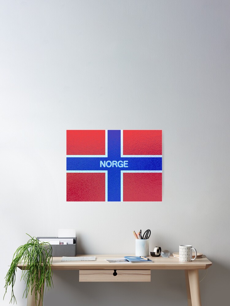 Thumbnail 2 of 3, Poster, NORGE designed and sold by Klementsen.