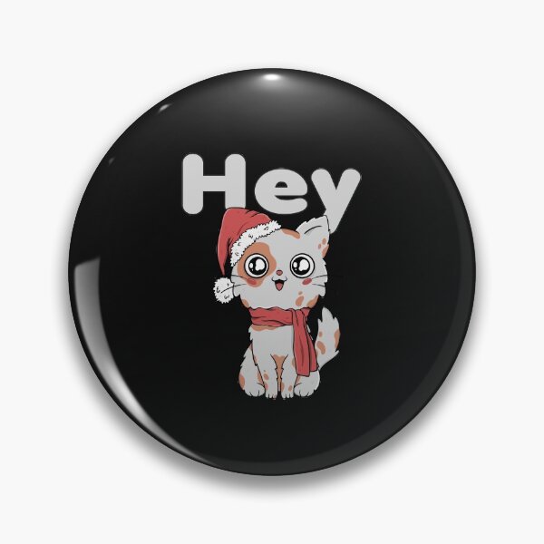 Item preview,   Cat Sayes Hey  _gift  for cat or animals lovers  designed and sold by ANAS    HO.