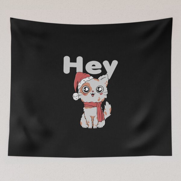 Item preview,   Cat Sayes Hey  _gift  for cat or animals lovers  designed and sold by ANAS    HO.