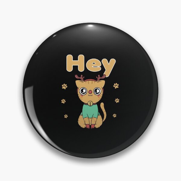 Item preview,     Cat Sayes Hey  _gift  for cat or animals lovers  designed and sold by ANAS    HO.
