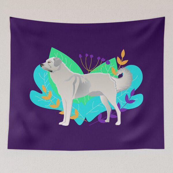 Item preview, Akbash dog garden background, cute puppy, great pyrenees, akbash dog australia,  designed and sold by SGS-.