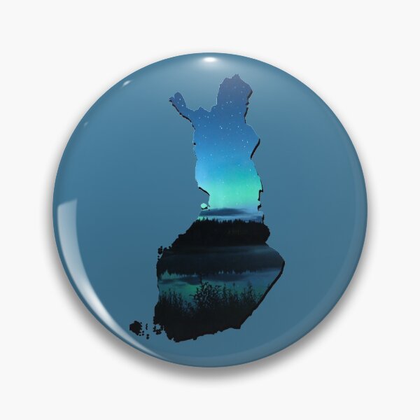 Item preview, Cool looking blue map of Finland designed and sold by Purr95.