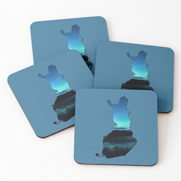 Item preview, Cool looking blue map of Finland designed and sold by Purr95.