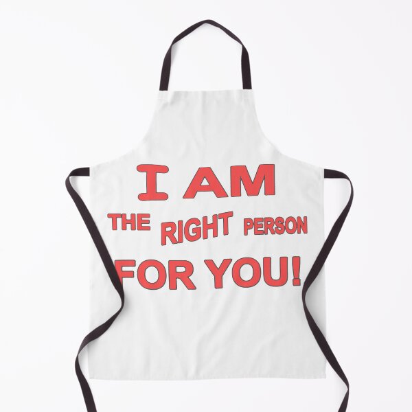 Item preview, Cute Expression Artwork Design "The Right Person". Buy Now designed and sold by Health And Fitness Posts e-Store.