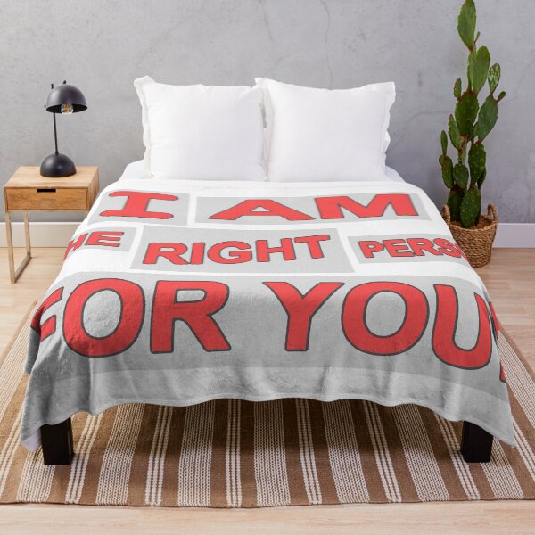 Item preview, Cute Expression Artwork Design "The Right Person". Buy Now designed and sold by Health And Fitness Posts e-Store.