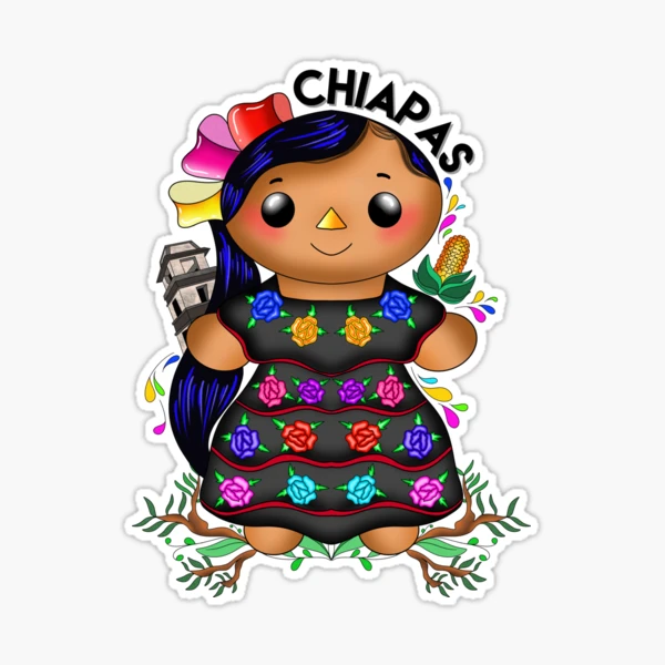 Combo 3Pcs Chiapas Sticker Chiapas Mexico Stickers Chiapas Travel Retro  Wordart