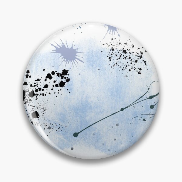 Item preview, Black and Blue Paint Splatter designed and sold by DeevaValli.