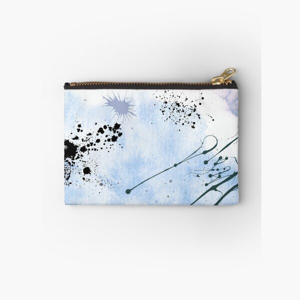 Item preview, Black and Blue Paint Splatter designed and sold by DeevaValli.