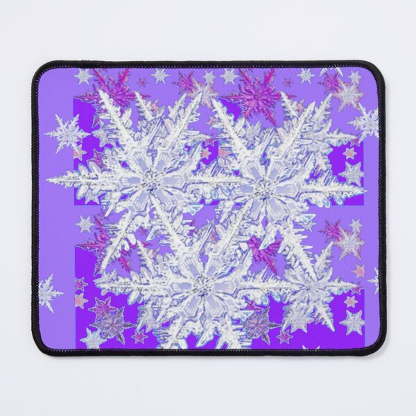 Item preview, AWESOME WINTER SNOWFLAKE PATTERN PURPLE ART  designed and sold by sharlesart.