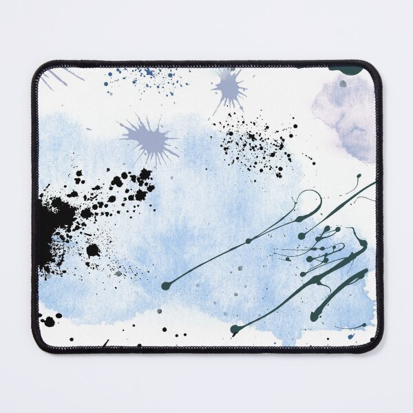 Item preview, Black and Blue Paint Splatter designed and sold by DeevaValli.