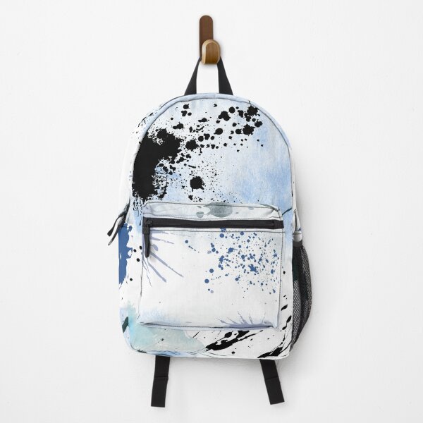 Item preview, Black and Blue Paint Splatter designed and sold by DeevaValli.