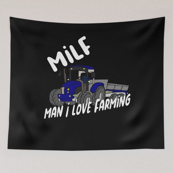 Item preview, Man I Love Farming designed and sold by printhappy4you.