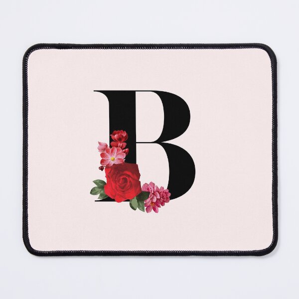 Item preview,  black Floral Letter B | English Alphabet Series  designed and sold by BYNANA80.