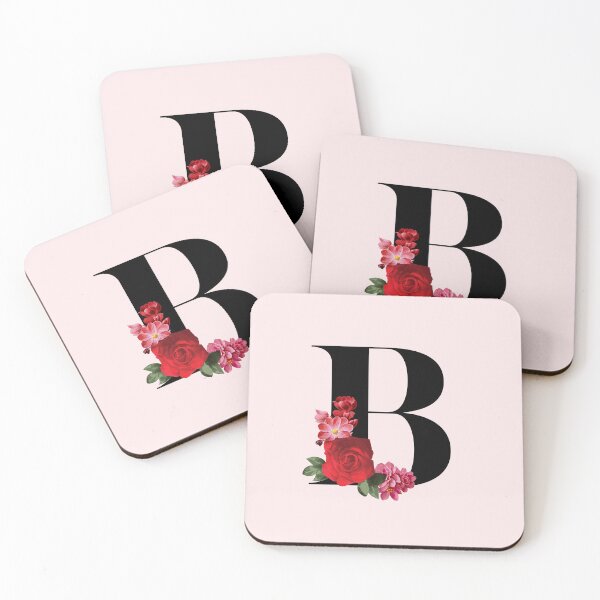Item preview,  black Floral Letter B | English Alphabet Series  designed and sold by BYNANA80.