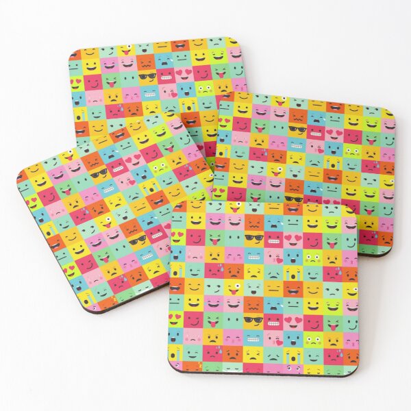 Item preview, Different Square Emoji Moods- Wear Your Mask Emoji designed and sold by adoredigitals.