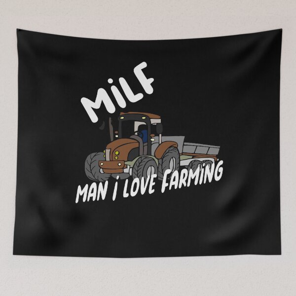 Item preview, Man I Love Farming designed and sold by printhappy4you.