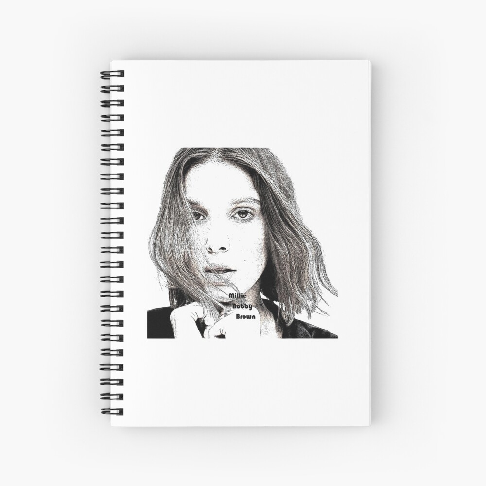 Millie Bobby Brown - Florence  Spiral Notebook for Sale by