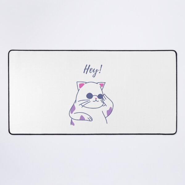 Item preview, Cat Says Hey For Animal Lovers designed and sold by Ram545.