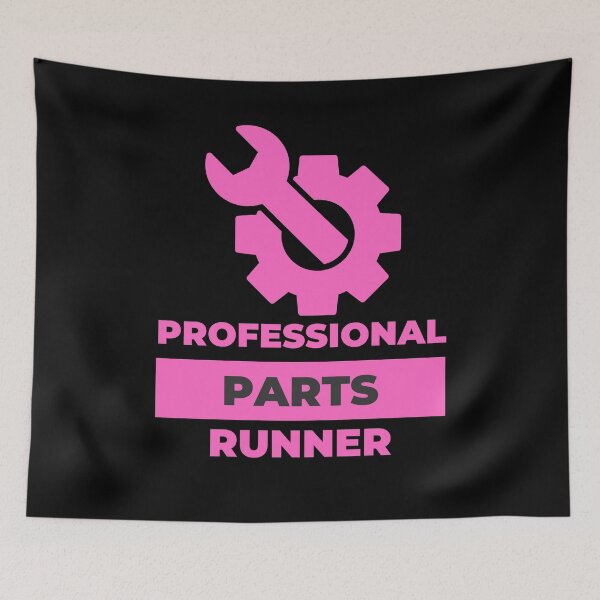 Item preview, Professional Parts Runner designed and sold by giddygoldfinch.