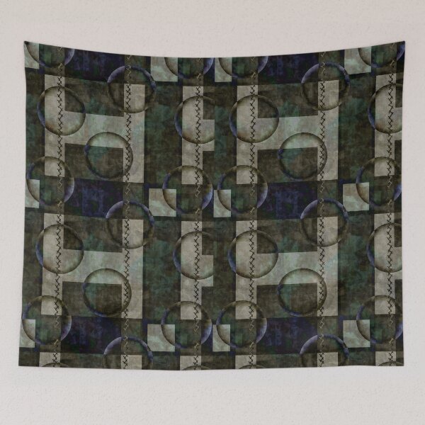 Item preview, GEOMETRICAL SHAPES PATTERN - ILLUSTRATION designed and sold by Kwayako.