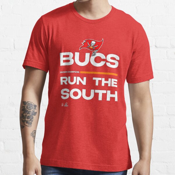 Bucs Run The South NFC South Champions Black-and-white Classic T-Shirt | Redbubble