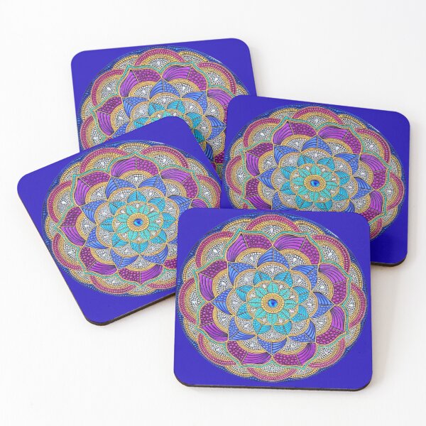 Item preview, Dot Painted Mandala Art designed and sold by ThatMandalaShop.