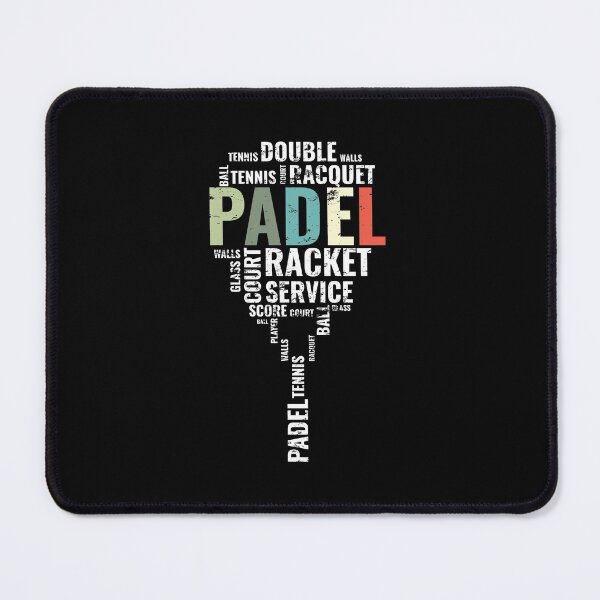 Item preview, Vintage Padel Wordcloud Padel Racket designed and sold by Shirt-Kaiser.