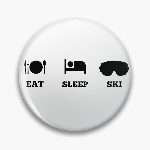Item preview, Eat Sleep Ski designed and sold by Creatoe.