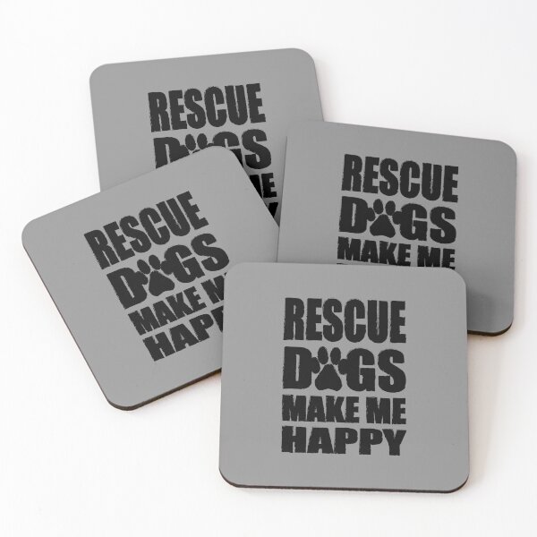 Item preview, Rescue Dogs Make Me Happy designed and sold by Sky1I.