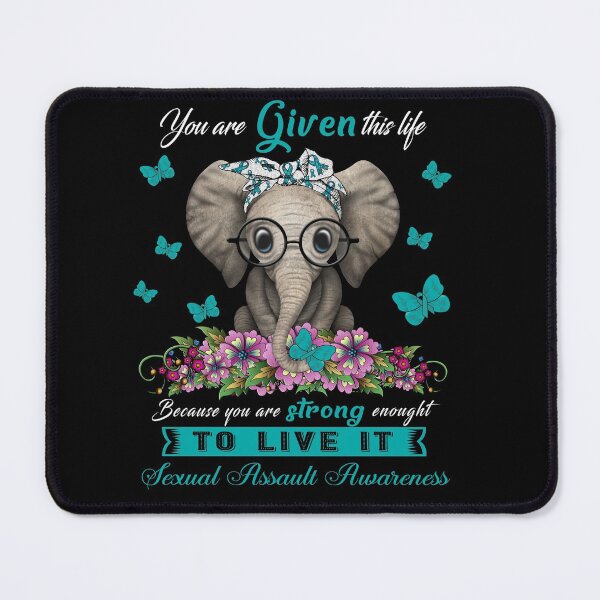 Item preview, Sexual Assault Warrior Cute Elephant Lover Gifts designed and sold by Adropine.