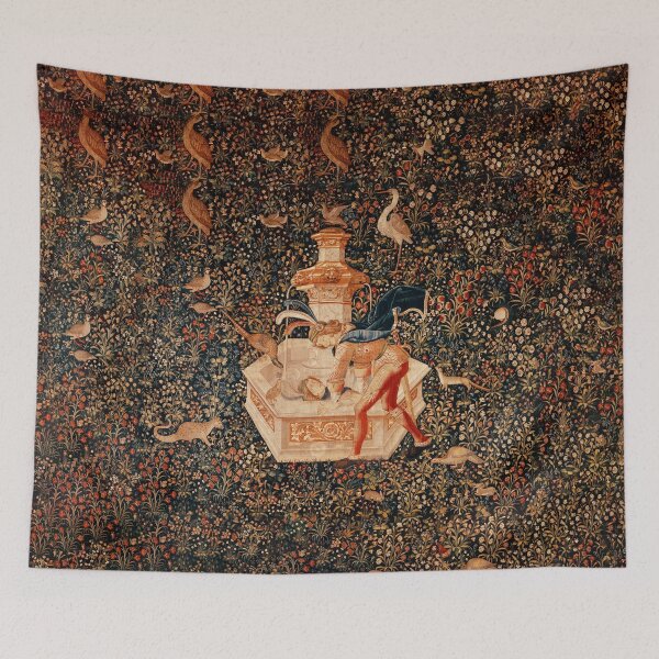 Item preview, Narcissus Medieval Tapestry Fairytale - Dnd, Larp designed and sold by iliketeas.