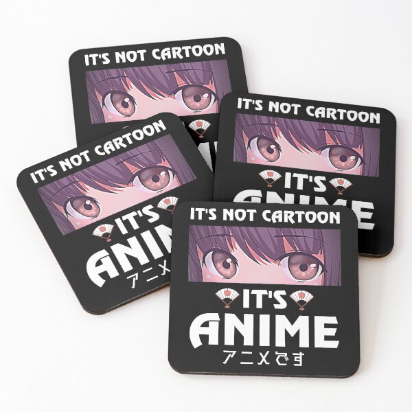 Aperçu de l'œuvre Ce n'est pas un dessin animé, c'est un anime Funny Anime Manga Lover Meme créée et vendue par Kaladzishop.