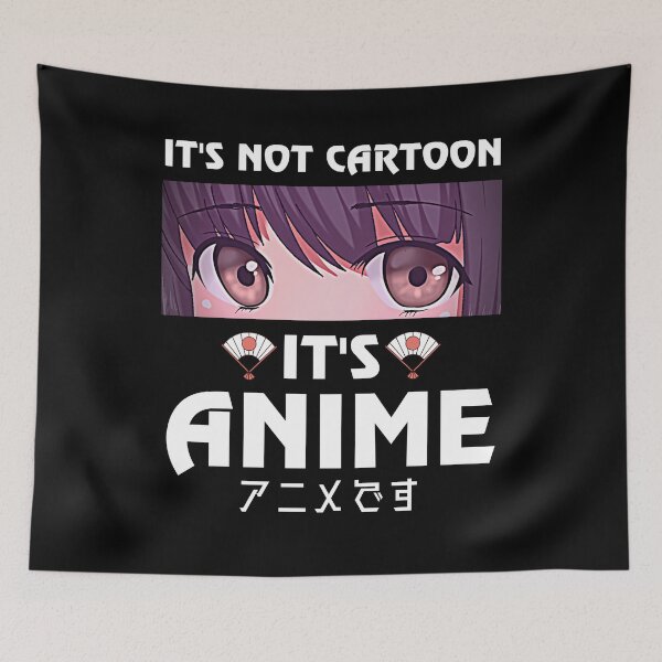 Aperçu de l'œuvre Ce n'est pas un dessin animé, c'est un anime Funny Anime Manga Lover Meme créée et vendue par Kaladzishop.