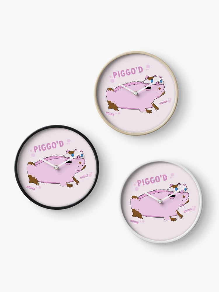 Thumbnail 3 of 4, Clock, Piggo'd designed and sold by RancherToads.