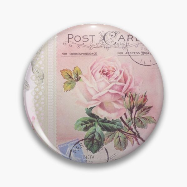 Artikelvorschau, Rosa Vintage Postkarte aus Paris entworfen und verkauft von Arbrew.