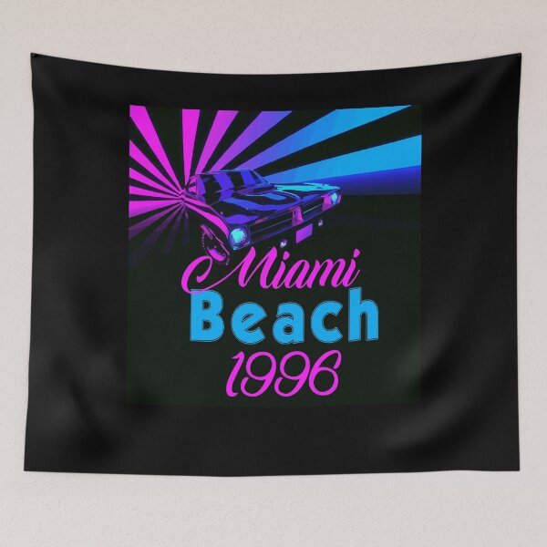 Item preview, Synthwave Miami Beach Retro 1996 Retrowave Outrun designed and sold by DerNerd.
